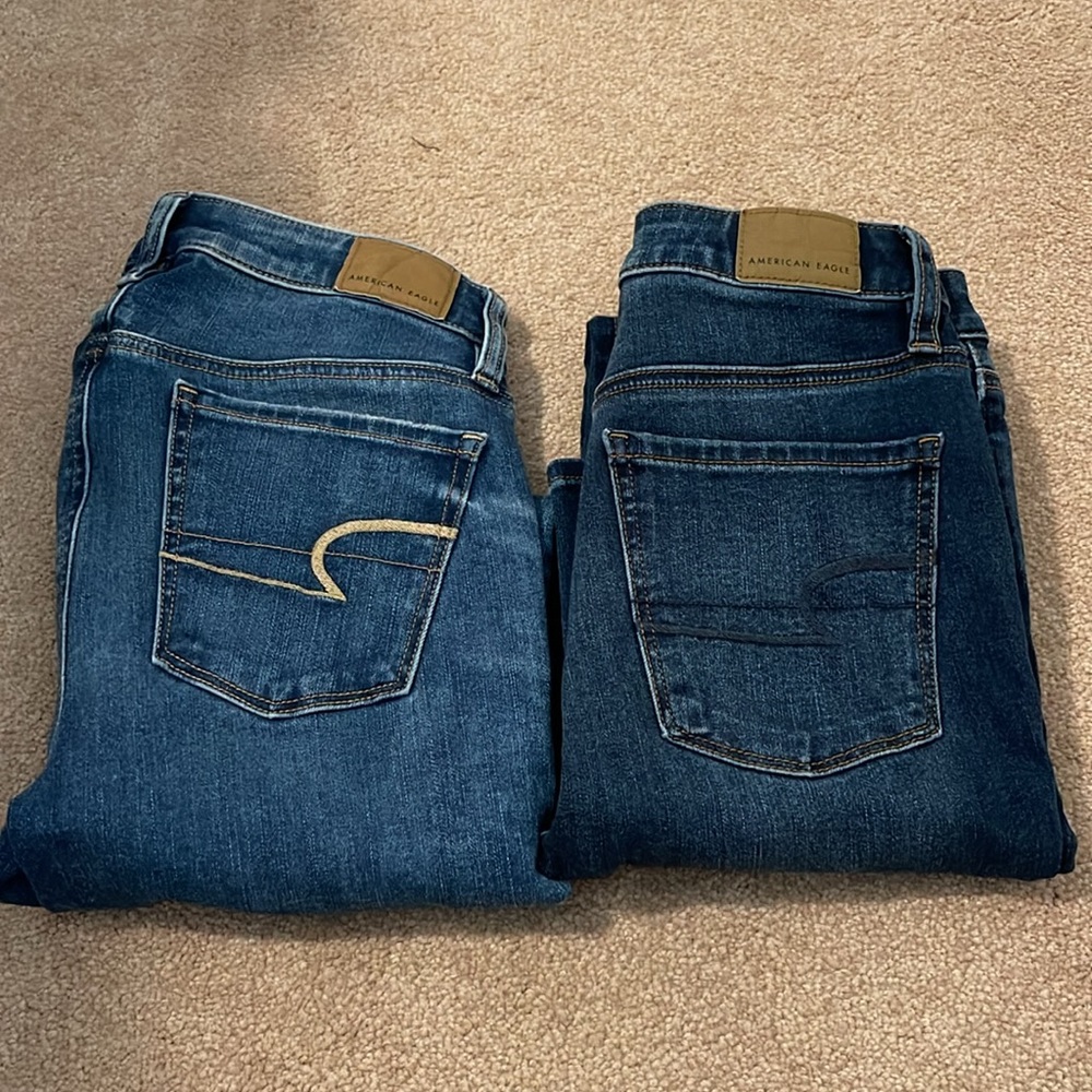 America Eagle 360 Next Level Stretch Denim Jeggings 00